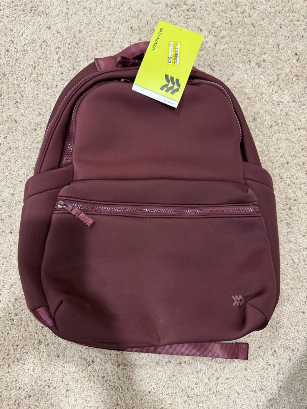 all in motion Maroon Kids Backpack